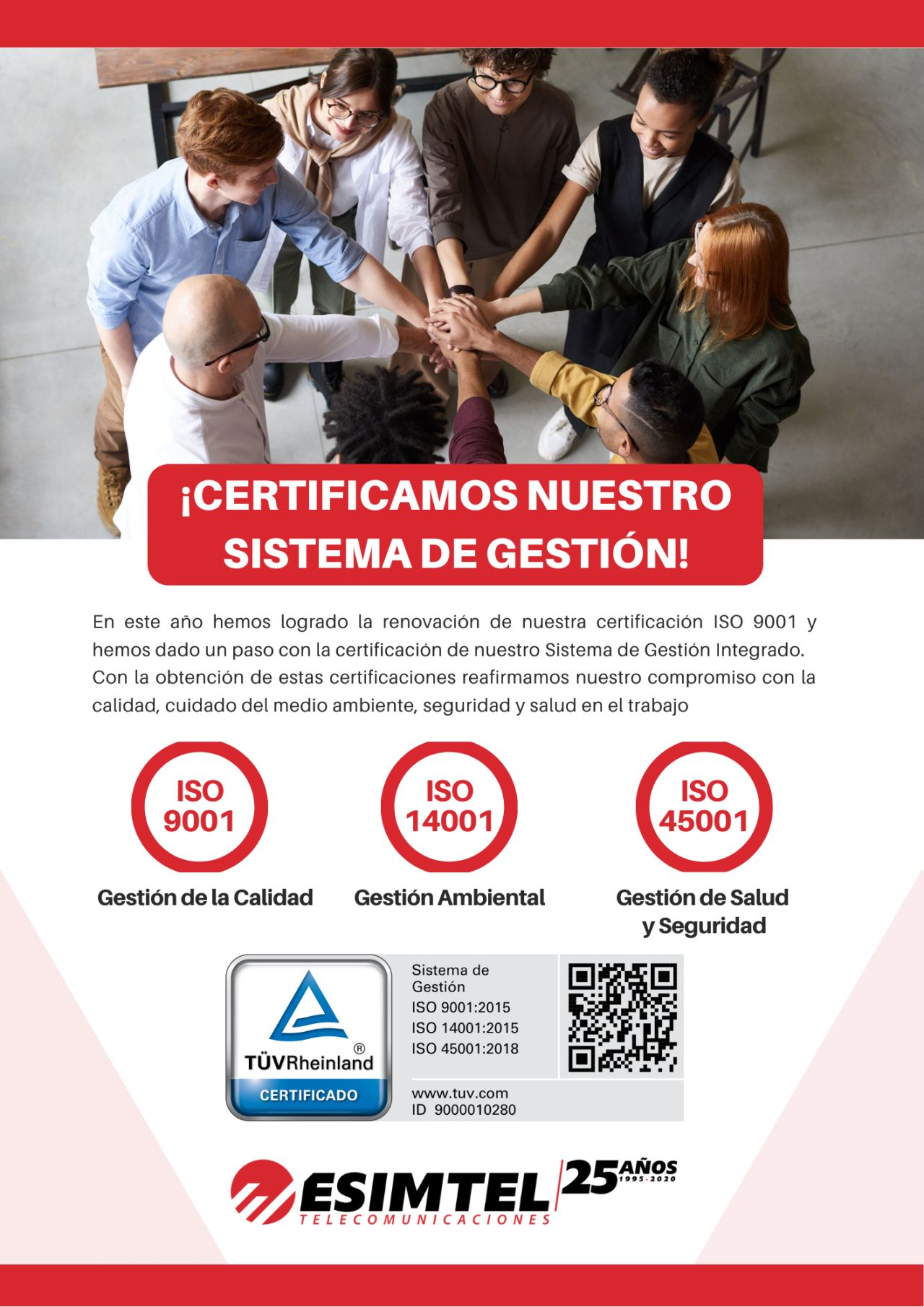Certificación Sistema de Gestión Integrado