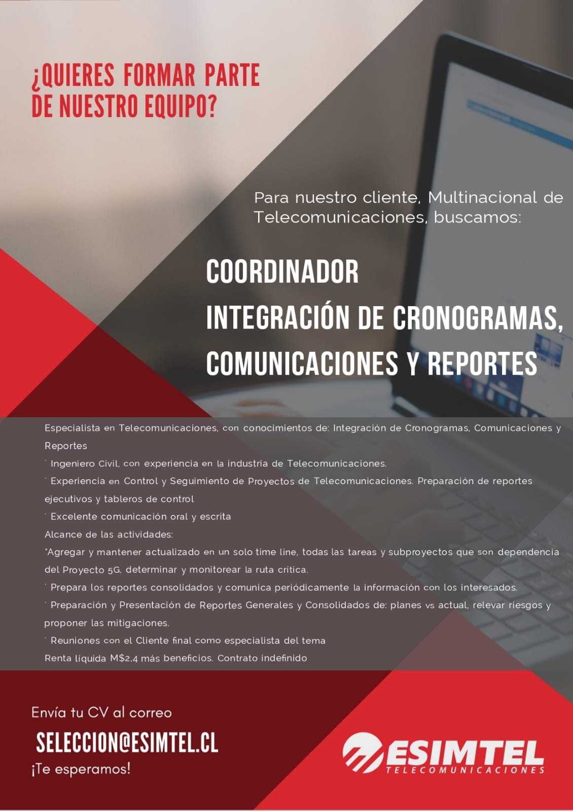 Integración de cronogramas